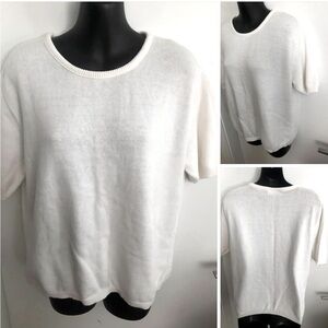 3/$25 PIERRE CARDIN L (12-14 Fit) cotton knit style top